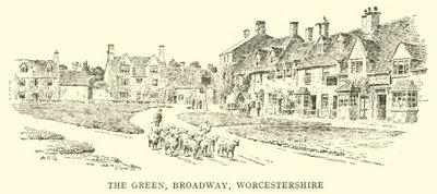 Der Grün, Broadway, Worcestershire von Alfred Robert Quinton